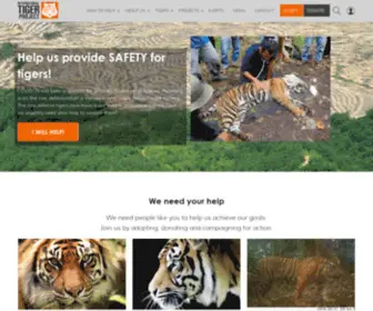 Tiger.org.au(International Tiger Project) Screenshot