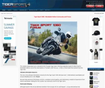 Tiger1050.com(Tiger Sport 1050 Forum) Screenshot