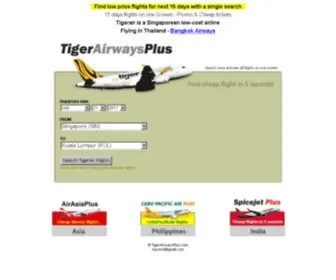 Tigerairwaysplus.com(永利澳门) Screenshot