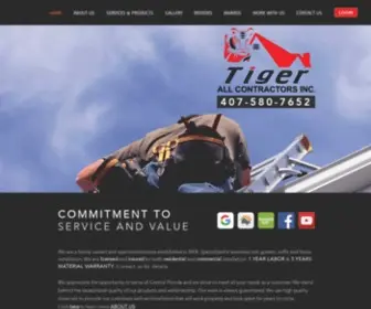 Tigerallcontractors.com(Tiger All Contractors Inc) Screenshot