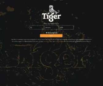 Tigerbeer.com.sg(Tiger Beer Singapore) Screenshot