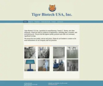 Tigerbiotechusa.com(Tiger Biotech USA) Screenshot