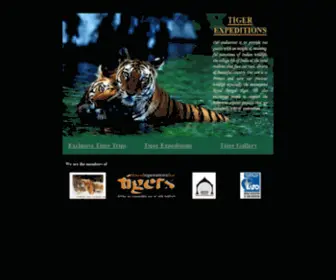 Tigerexpeditions.com(Tigerexpeditions India) Screenshot