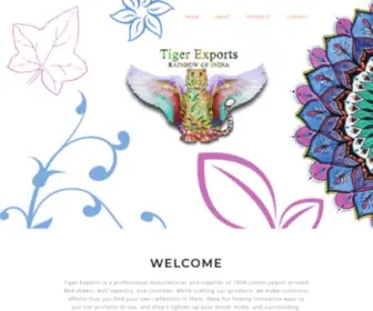 Tigerexports.in(Tiger Exports) Screenshot