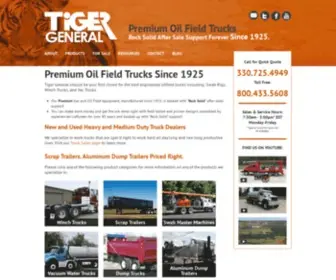 Tigergeneral.com(Oil Field Trucks) Screenshot