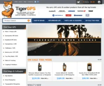 Tigergps.com(TigerGPS is now TackleDirect) Screenshot