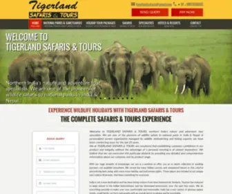 Tigerlandsafaris.com(TigerLandSafaris, Jim Corbett National Park) Screenshot