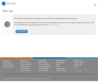 Tigerlogic.com(TigerLogic Corporation) Screenshot