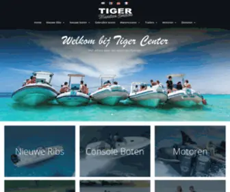 Tigermarinecenter.nl(Tiger marine center) Screenshot