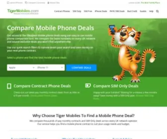 Tigermobiles.com(Compare) Screenshot