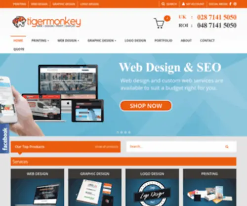 Tigermonkey.net(Web Design) Screenshot