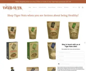 Tigernutsusa.com(Tiger Nuts USA) Screenshot