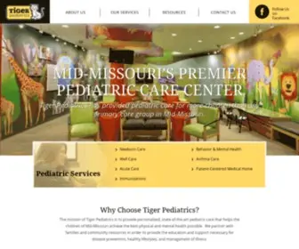 Tigerpediatrics.com(Pediatricians in Columbia & Mid) Screenshot