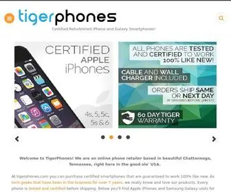 Tigerphones.com(Buy Certified Used) Screenshot