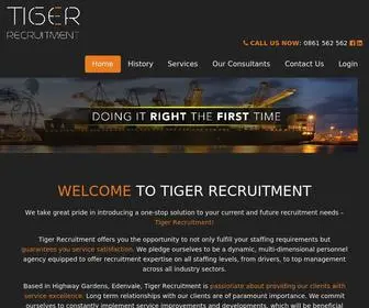 Tigerrecruitment.co.za(Tiger Recruitment) Screenshot