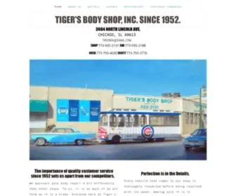 Tigersbodyshop.com(Auto Body Repairs) Screenshot