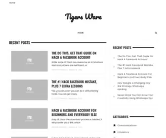 Tigersware.com(Tigers Ware) Screenshot