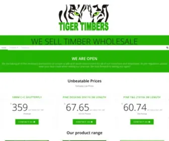 Tigertimbers.co.za(Tiger Timbers) Screenshot