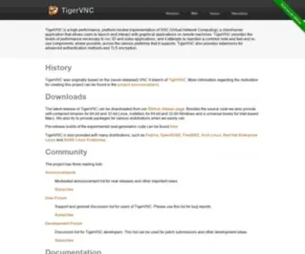 Tigervnc.org(Tigervnc) Screenshot