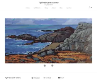 Tiggallery.com(Tighnabruaich Gallery) Screenshot