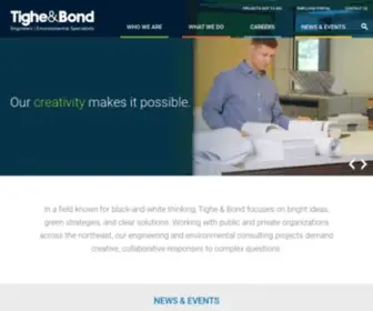 Tighebond.com(Tighe & Bond) Screenshot