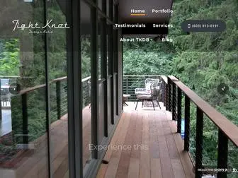 Tightknotdb.com(Tight Knot Design Build) Screenshot