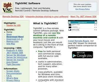 Tightvnc.com(VNC-Compatible Free Remote Desktop Software) Screenshot