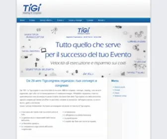 Tigicongress.com(Organizzazione Meeting e Congressi) Screenshot