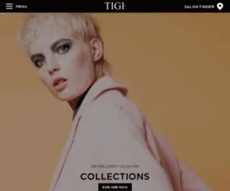 Tigihaircare.com(TIGI®) Screenshot