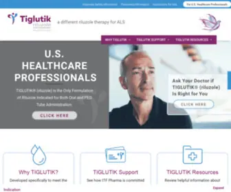 Tiglutik.com(TIGLUTIK (riluzole)) Screenshot