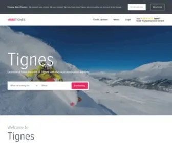 Tignesnet.com(Tignes) Screenshot