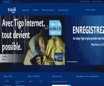Tigo.cd(Tigo Accueil) Screenshot