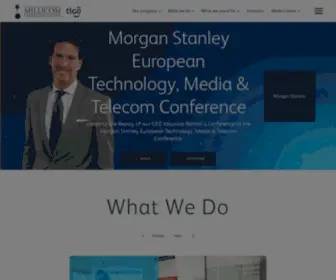 Tigo.com(Leading the digital lifestyle) Screenshot