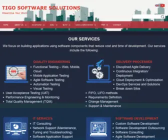 Tigosoftware.com(TIGO Software Solutions) Screenshot