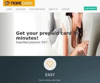 Tigrecard.com(Tigrecard) Screenshot