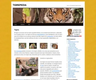 Tigrepedia.com(Enciclopedia Especializada) Screenshot