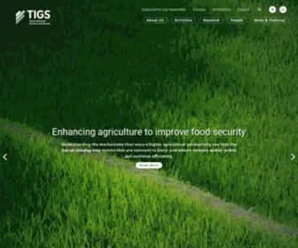 Tigs.res.in(TIGS India) Screenshot