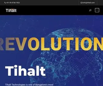 Tihalt.com(Web Design Company in Bangalore) Screenshot