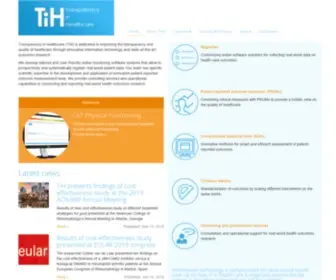 Tihealthcare.nl(Transparency in Healthcare) Screenshot