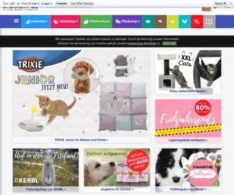 Tiierisch.de(Zoogeschäft) Screenshot