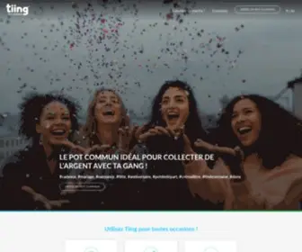 Tiing.ca(Cagnotte en ligne) Screenshot