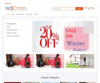 Tiinnnepal.com(Online Shop) Screenshot