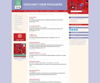 TijDschriftvoorpsychiatrie.nl(Het Tijdschrift voor Psychiatrie) Screenshot