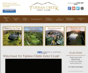 Tijerascreek.com(Orange County Golf) Screenshot