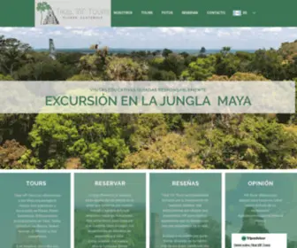 Tikalviptours.com(Tours de Arqueología Maya) Screenshot