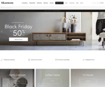 Tikamoon.co.uk(Solid wood furniture specialist) Screenshot