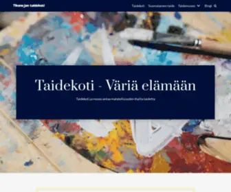 Tikanojantaidekoti.fi(Taidenäyttely) Screenshot