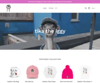 Tikatheiggy.com(Tika the Iggy Shop) Screenshot