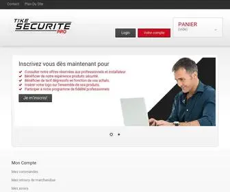 Tike-Securite-Pro.com(Boutique) Screenshot