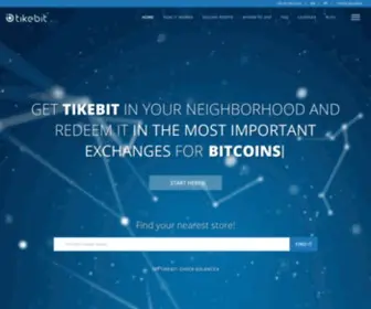 Tikebit.com(Get cryptocurrencies in the store around the corner) Screenshot